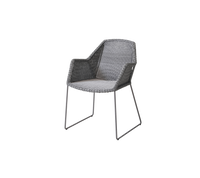 Breeze chair light grey white background image by Cane-line