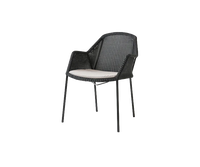 Breeze chair, stackable outdoor dining chair by Cane-line, designed by Strand+Hvass