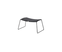 Breeze footstool outdoor ottoman by Cane-line, designed by Strand+Hvass