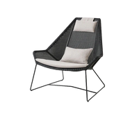 Breeze highback chair outdoor lounge chair by Cane-line, designed by Strand+Hvass