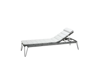 Breeze sunbed chaise lounge by Cane-line, designed by Strand+Hvass