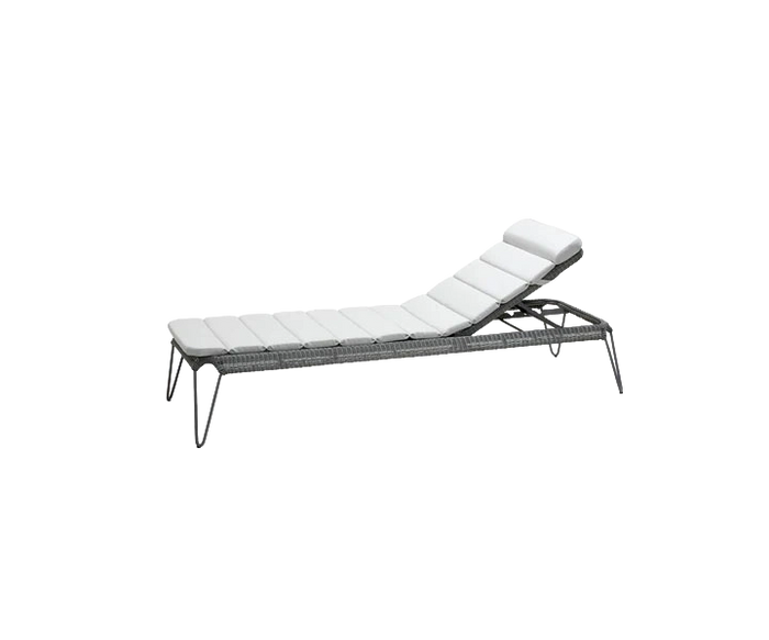 Breeze sunbed chaise lounge by Cane-line, designed by Strand+Hvass
