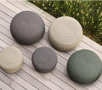 Circle footstool size lifestyle image by Cane-line