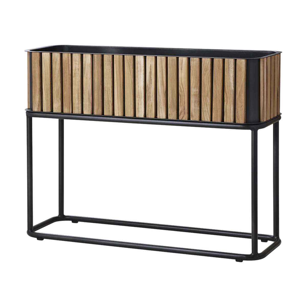 Combine planter rectangular incl. base outdoor planter by Cane-line, designed by Cane-line Design