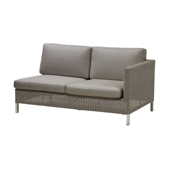 Connect 2 seater sofa left module outdoor sectional sofa by Cane-line, designed by Cane-line Design
