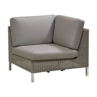 Connect corner module outdoor sectional sofa by Cane-line, designed by Cane-line Design