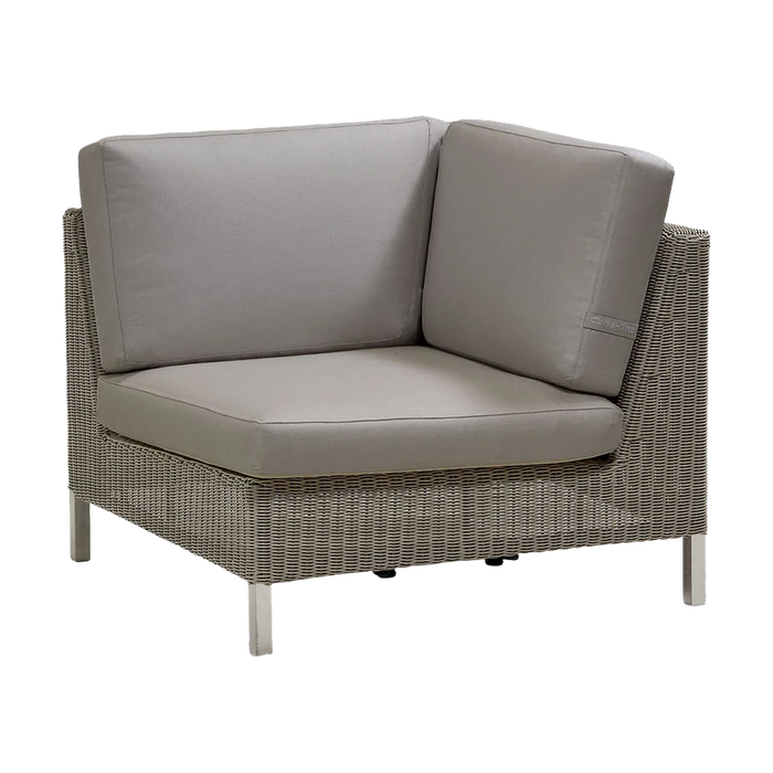 Connect corner module outdoor sectional sofa by Cane-line, designed by Cane-line Design