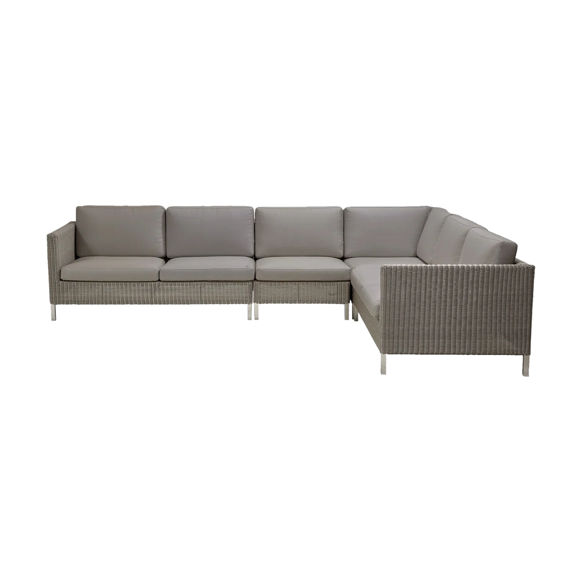Connect modular corner sofa outdoor sectional sofa by Cane-line, designed by Cane-line Design