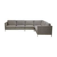 Connect modular corner sofa outdoor sectional sofa by Cane-line, designed by Cane-line Design