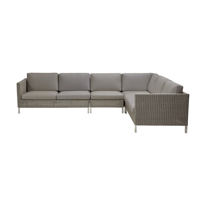 Connect modular corner sofa outdoor sectional sofa by Cane-line, designed by Cane-line Design