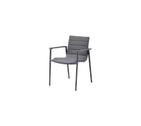 Core Armchair outdoor dining chair by Cane-line, designed by Foersom and Hiort-Lorenzen MDD