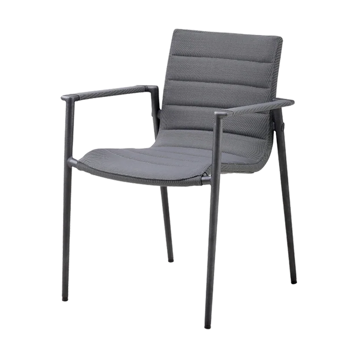 Core Armchair outdoor dining chair by Cane-line, designed by Foersom and Hiort-Lorenzen MDD