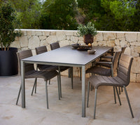 Core Chair outdoor dining chair by Cane-line, designed by Foersom and Hiort-Lorenzen MDD