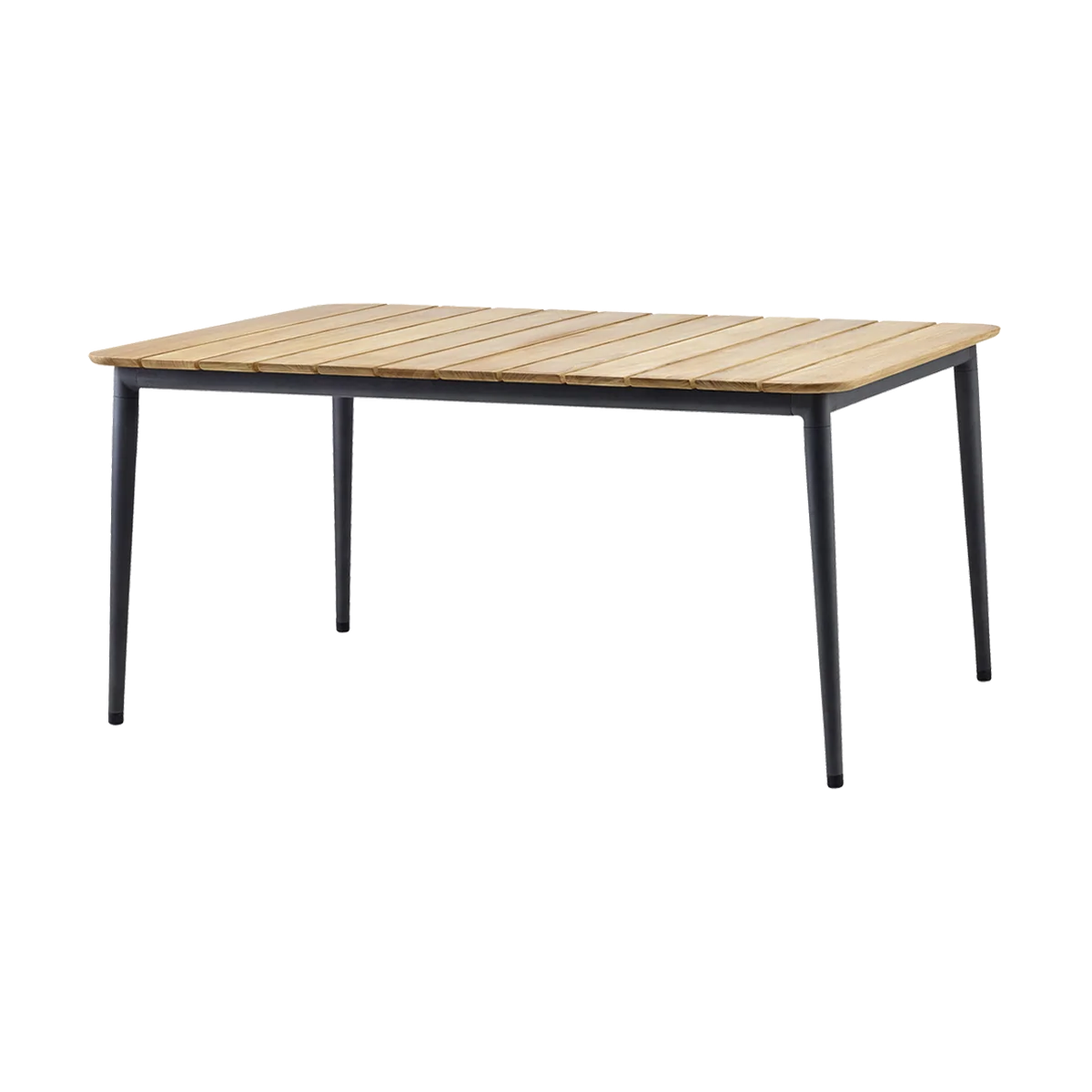 Core Dining Table 160 x 90 cm outdoor dining table by Cane-line, designed by Foersom and Hiort-Lorenzen MDD