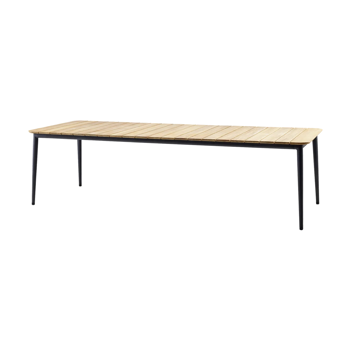 Core Dining Table 274 x 90 cm outdoor dining table by Cane-line, designed by Foersom and Hiort-Lorenzen MDD