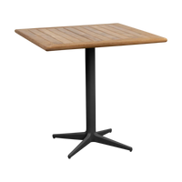 Drop café table 72x72 cm outdoor dining table by Cane-line, designed by Cane-line Design