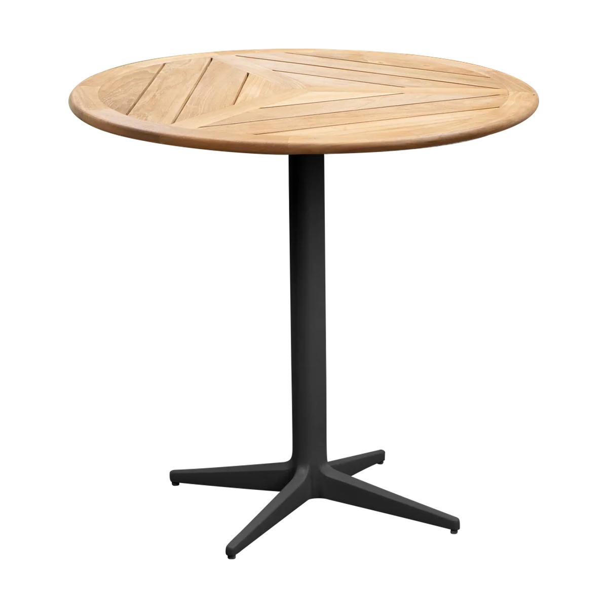 Drop café table dia 60 cm outdoor dining table by Cane-line, designed by Cane-line Design