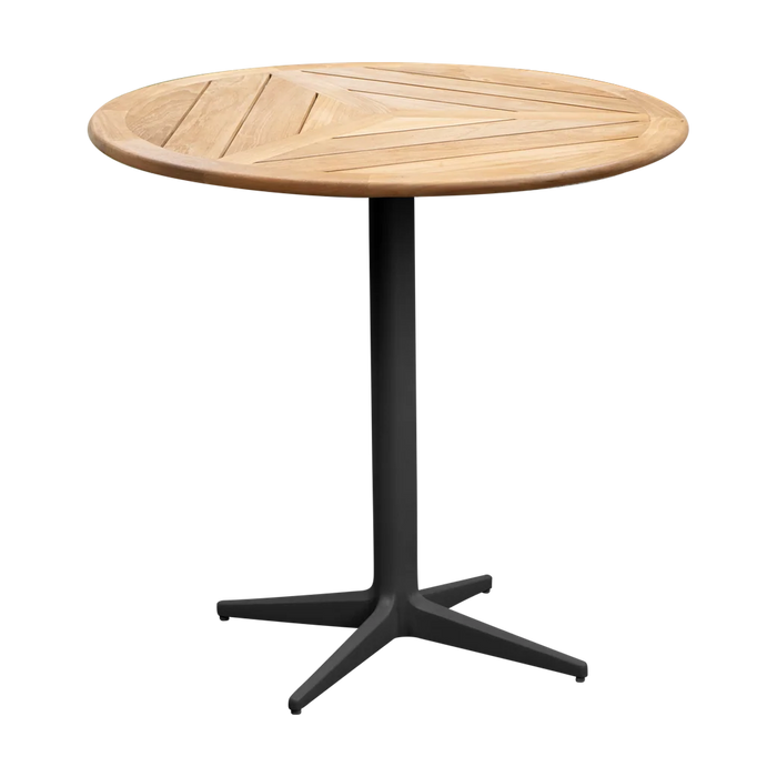 Drop café table dia 60 cm outdoor dining table by Cane-line, designed by Cane-line Design