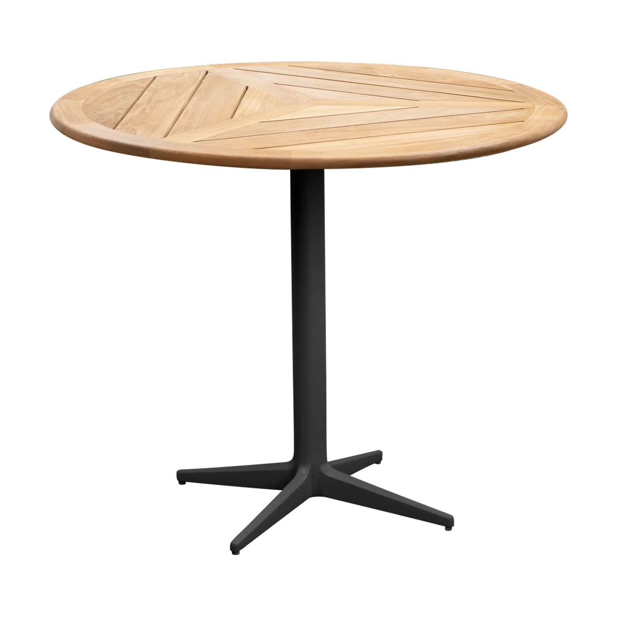 Drop café table dia 80 cm outdoor dining table by Cane-line, designed by Cane-line Design