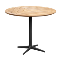 Drop café table dia 80 cm outdoor dining table by Cane-line, designed by Cane-line Design