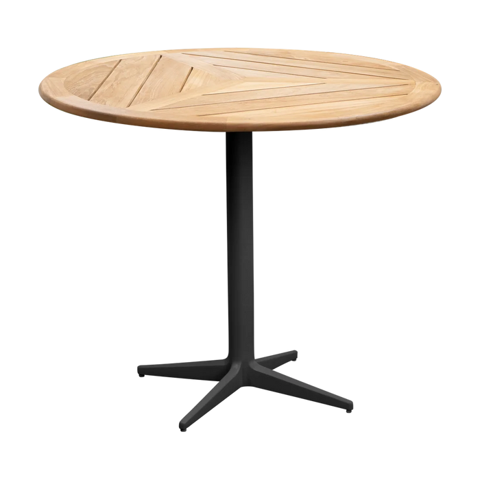 Drop café table dia 80 cm outdoor dining table by Cane-line, designed by Cane-line Design
