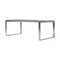 Edge dining table with 120 cm extensions outdoor dining table by Cane-line, designed by Strand+Hvass