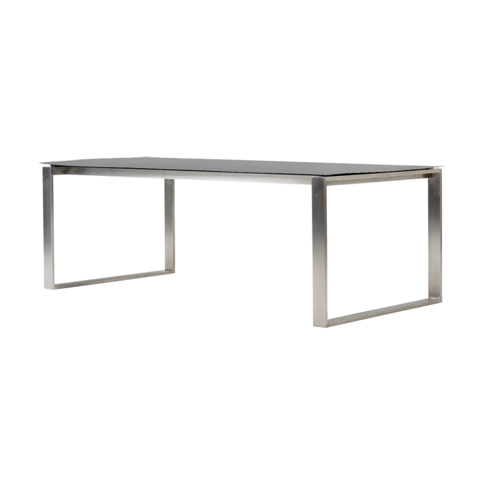 Edge dining table with 120 cm extensions outdoor dining table by Cane-line, designed by Strand+Hvass