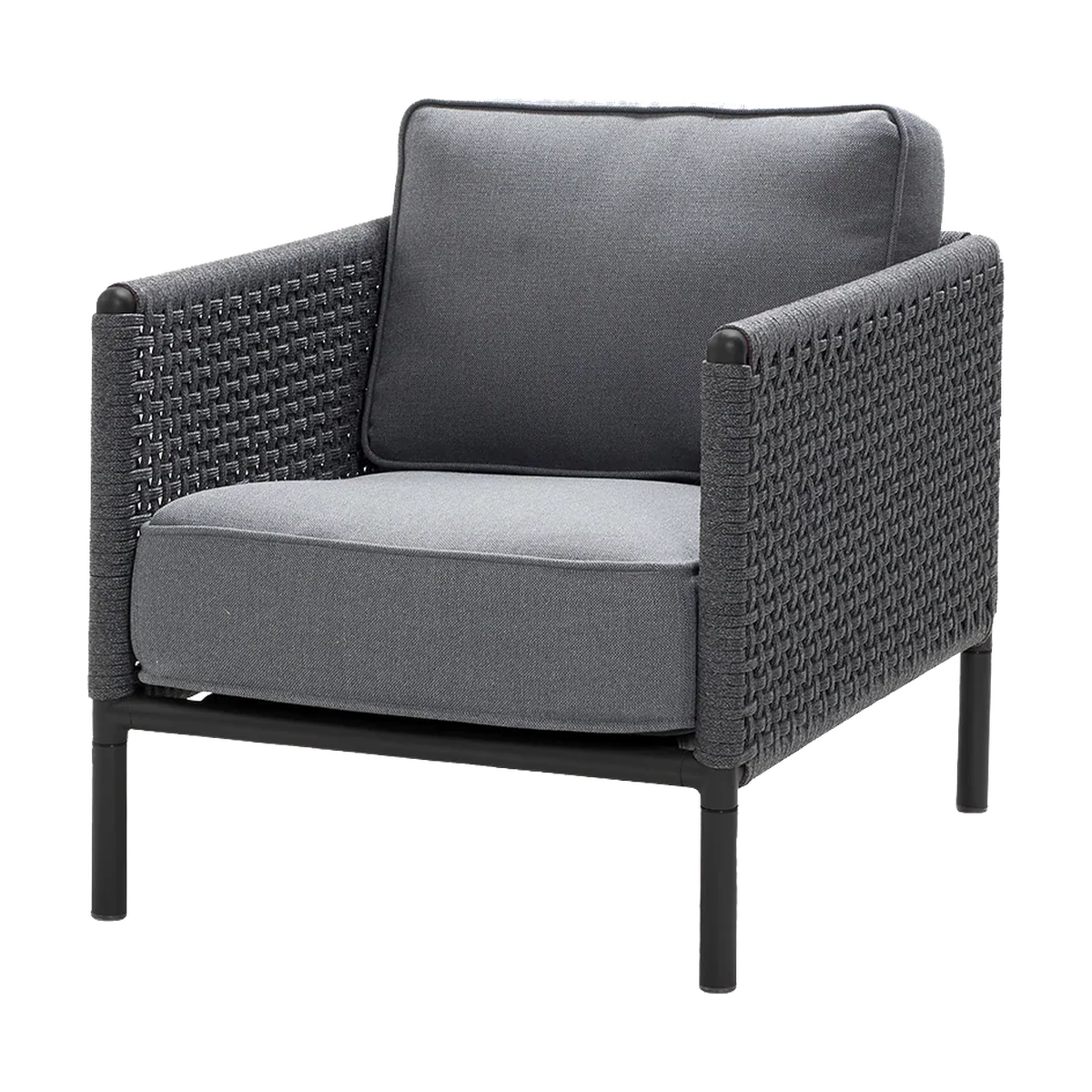 Encore lounge chair outdoor lounge chair by Cane-line, designed by Foersom and Hiort-Lorenzen MDD