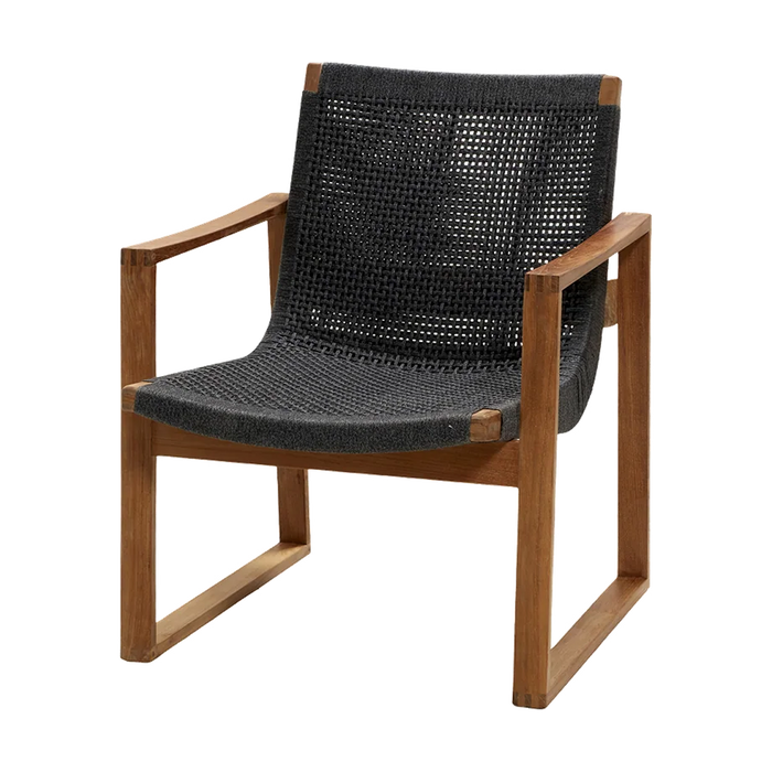 Endless lounge chair outdoor lounge chair by Cane-line, designed by Foersom and Hiort-Lorenzen MDD