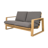 Endless Soft 2 seater sofa outdoor sofa by Cane-line, designed by Foersom and Hiort-Lorenzen MDD