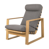 Endless Soft highback chair outdoor lounge chair by Cane-line, designed by Foersom and Hiort-Lorenzen MDD