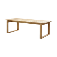 Endless table 240x100 cm outdoor dining table by Cane-line, designed by Foersom and Hiort-Lorenzen MDD