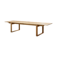 Endless table 332x100 cm outdoor dining table by Cane-line, designed by Foersom and Hiort-Lorenzen MDD