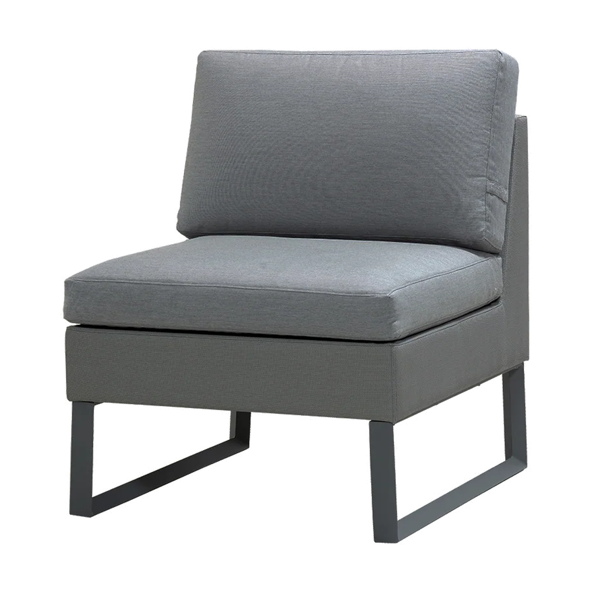 Flex single seater module outdoor sectional sofa by Cane-line, designed by Cane-line Design