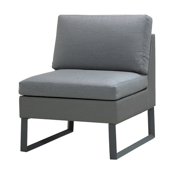 Flex single seater module outdoor sectional sofa by Cane-line, designed by Cane-line Design