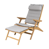 Flip deck chair chaise lounge by Cane-line, designed by Strand and Hvass