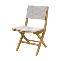 Flip folding chair outdoor dining chair by Cane-line, designed by Strand+Hvass