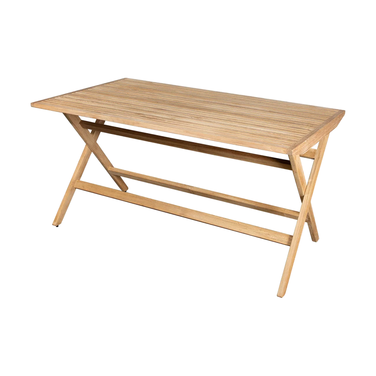 Flip folding table large outdoor dining table by Cane-line, designed by Strand and Hvass