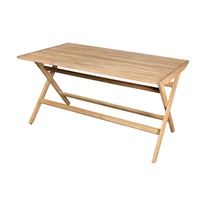 Flip folding table large outdoor dining table by Cane-line, designed by Strand and Hvass