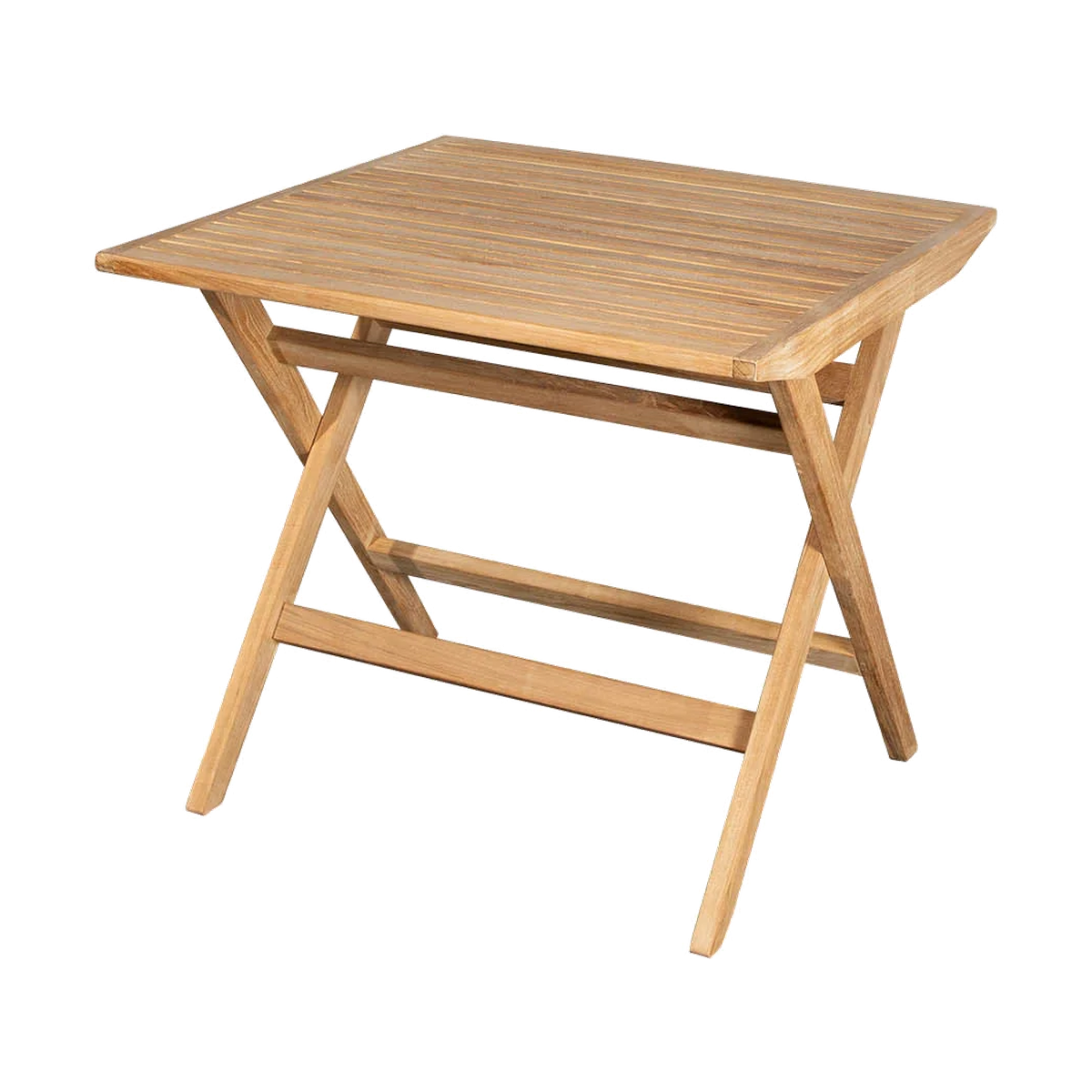 Flip folding table small outdoor dining table by Cane-line, designed by Strand and Hvass