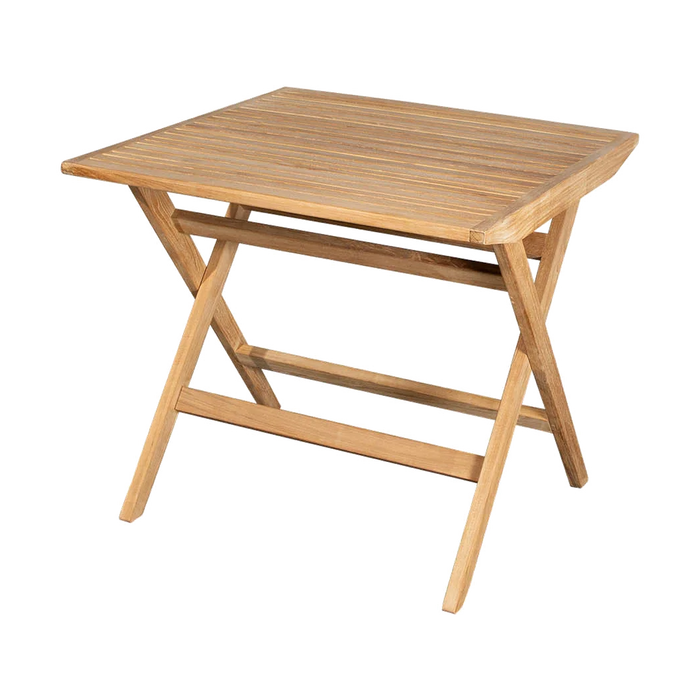 Flip folding table small outdoor dining table by Cane-line, designed by Strand and Hvass