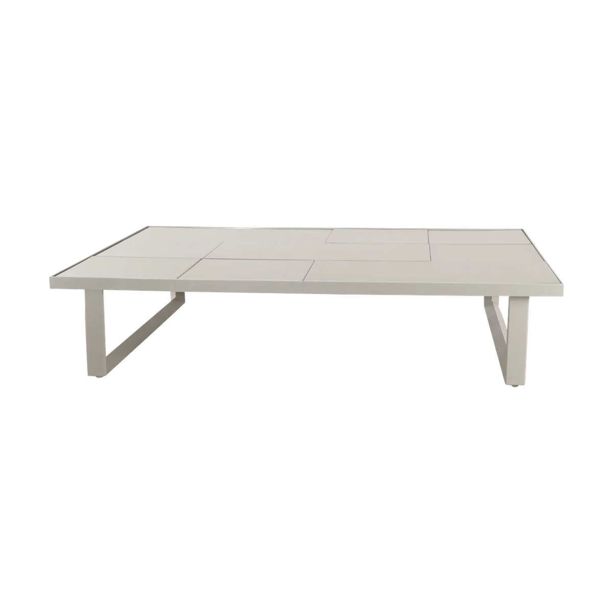 Glaze coffee table rectangular outdoor coffee table by Cane-line, designed by Cane-line Design