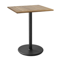 Go cafe table 72x72 cm outdoor bar table by Cane-line, designed by Cane-line Design