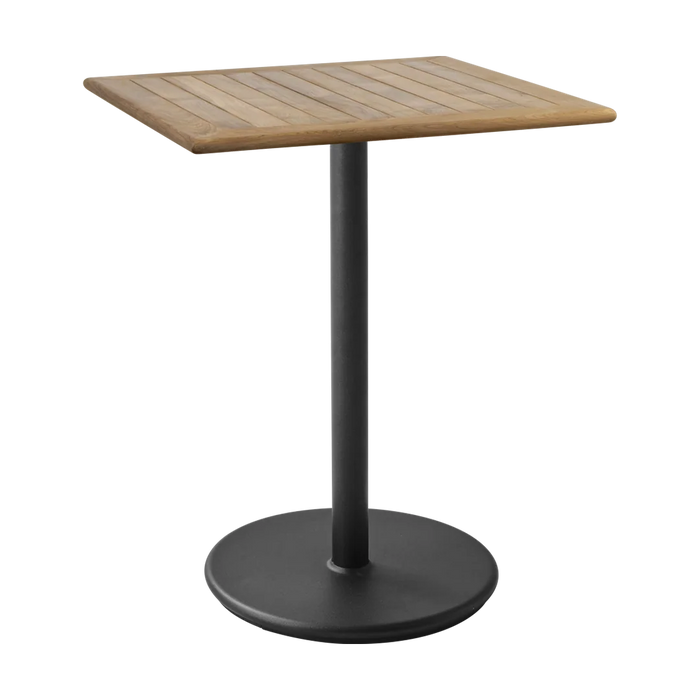 Go cafe table 72x72 cm outdoor bar table by Cane-line, designed by Cane-line Design