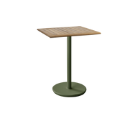 Go cafe table 72x72 cm dark green by Cane-line