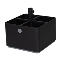 Grow parasol base with wheels by Cane-line, designed by Cane-line Design