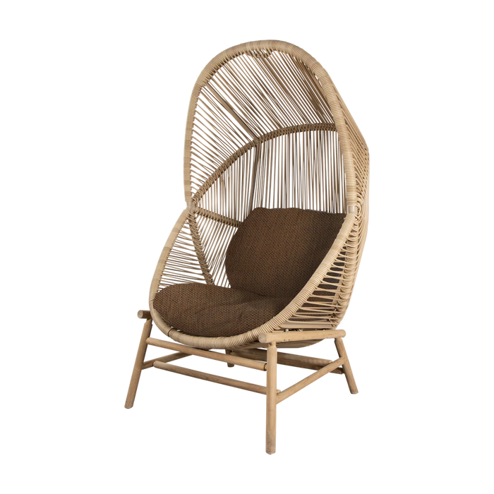 Hive chair outdoor lounge chair by Cane-line, designed by Foersom and Hiort-Lorenzen MDD