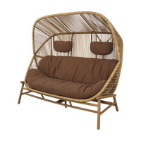 Hive 2-seater sofa outdoor sofa by Cane-line, designed by Foersom and Hiort-Lorenzen MDD