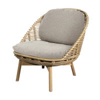 Hive lounge chair outdoor lounge chair by Cane-line, designed by Foersom and Hiort-Lorenzen MDD