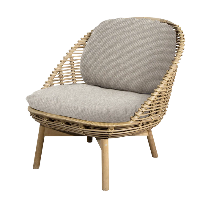 Hive lounge chair outdoor lounge chair by Cane-line, designed by Foersom and Hiort-Lorenzen MDD